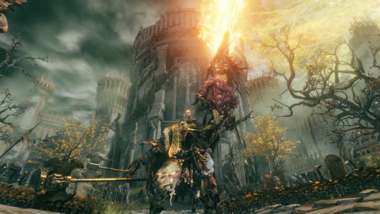 Godrick the Grafted boss arena in Stormveil Castle Elden Ring